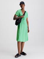 Calvin Klein dámské zelené šaty SHORT SLEEVE SEAMING DAY DRESS - L (L1C)