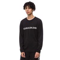 Calvin Klein pánské černé tričko s dlouhým rukávem - L (099)