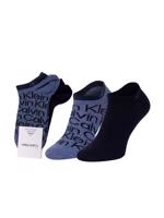 Calvin Klein pánské modré ponožky 2 pack - 43 (003)