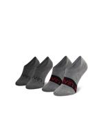 Calvin Klein pánské šedé ponožky 2 pack - 43-46 (003)