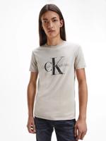Calvin Klein pánské šedobéžové tričko - L (PBF)