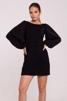 Černé krátké šaty K116