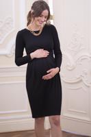 Černé těhotenské šaty Peachey LS