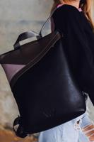 Fialovo-černý batoh Vermi