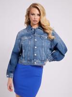 Guess dámská modrá džínová bunda - M (TEME)