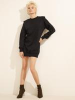 Guess dámské semišové šaty - XL (JBLK)