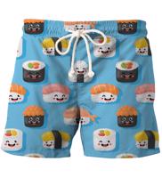 Happy Sushi Swim Shorts