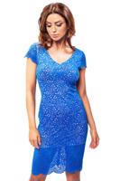Modré šaty 190042