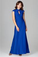 Modré šaty K486