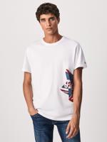 Pepe Jeans pánské bílé tričko Ronny - S (800)