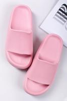 Růžové gumové nízké pantofle Katrina