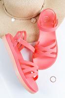Růžové gumové sandály Abracar Calma