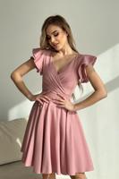 Světle růžové krátké šaty Vera