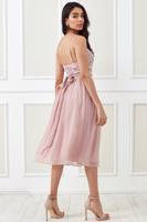 Světle růžové midi šaty Audrey