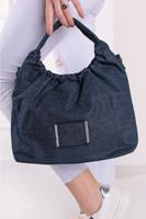 Tmavě modrá kabelka na rameno Leslie Hobo Bag