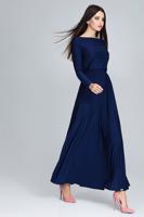 Tmavě modré šaty M604