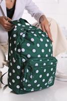 Tmavě zelený puntíkovaný batoh Go 2 Backpack