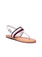 Tommy Hilfiger dámské bílé sandály - 36 (YBL)