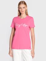 Tommy Hilfiger dámské růžové tričko  - S (TPQ)