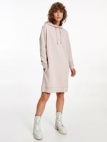 Tommy Hilfiger dámské světle starorůžové mikinové šaty