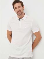 Tommy Hilfiger pánské bílé polo tričko. - XL (YBH)