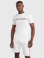 Tommy Hilfiger pánské bílé tričko Print - M (YBR)