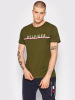 Tommy Hilfiger pánské zelené tričko - M (GYY)