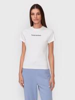Tommy Jeans dámské bílé tričko - S (YBL)
