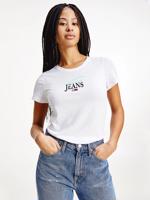 Tommy Jeans dámské bílé triko