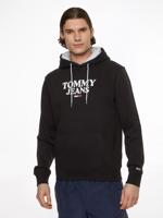 Tommy Jeans pánská černá mikina ENTRY HOODIE