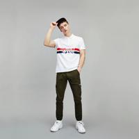 Tommy Jeans pánské bílé polo tričko - XXL (YBR)