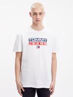 Tommy Jeans pánské bílé tričko Athletic - XL (YBR)