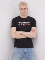 Tommy Jeans pánské černé triko - M (BDS)