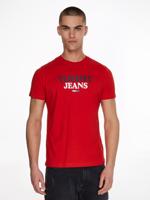Tommy Jeans pánské červené tričko - XL (XNL)