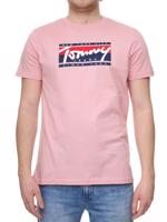 Tommy Jeans pánské růžové tričko - XXL (TH9)