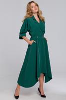 Zelené asymetrické šaty K086
