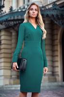 Zelené šaty S136