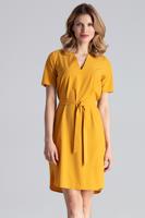 Žluté šaty M669
